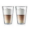 Canteen Double Wall Glass 0.4L (2pc Set)