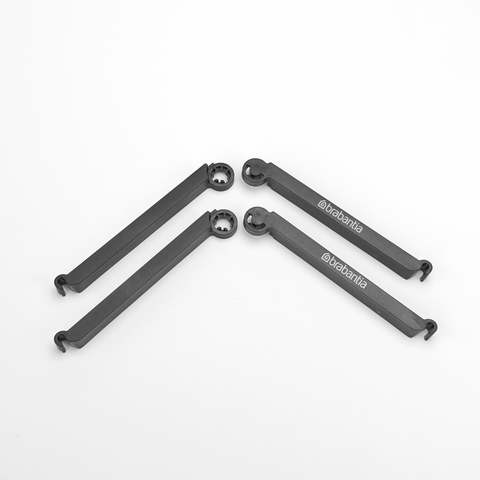 HangOn 20/25m Under Rack Bar, 4pc Black