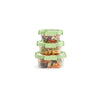 3pc Square Glass leakproof Containers