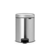 Pedal Bin NewIcon 5 Litre - Fingerprint Proof Matt Steel