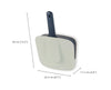 CleanStore Wall-Mounted Dustpan & Brush - Blue