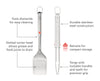 GrillOut™ 2-Piece Stainless-Steel BBQ Turner & Tongs Set