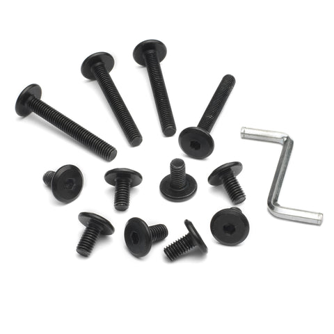 Linn Rack Set of all Bolts + Key - Black