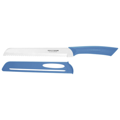 Spectrum 20cm Bread Knife Silver Lake Blue