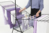 Hangon Drying Rack 25 metres + Rod Black