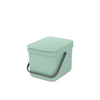 Sort & Go Waste Bin 6 litre - Jade Green