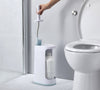 Flex™ Store Light Blue Toilet Brush with Storage Caddy