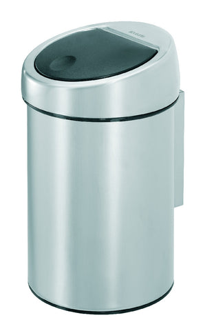 Touch Bin 3 Litre - Matt Steel.