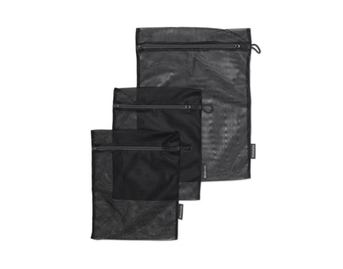 Wash Bags Set of 3 - Black