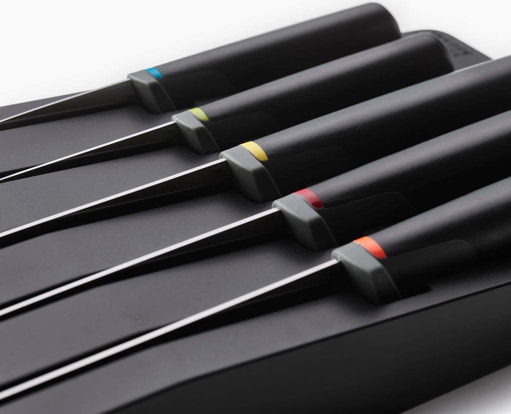 Joseph Joseph Elevate 5-Piece Knife Set with Storage Tray