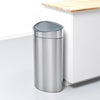 Touch Bin New 40 Litre - Matt Steel