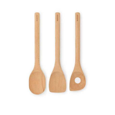 Profile Wooden Kitchen Utensil Set of 3