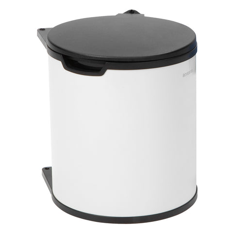 Built in Bin 15 litre - White