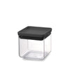 Tasty+ Square Canister 0.7 litre - Dark Grey Lid