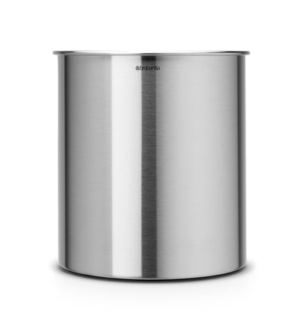 Waste Paper Bin 7 litre - Matt Steel