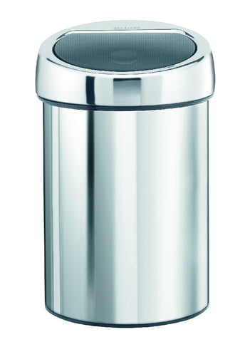 Touch Bin 3 Litre - Brilliant Steel