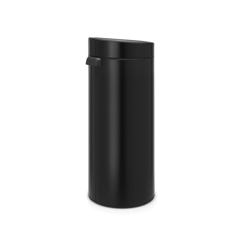 Touch Bin New 30 Litre - Matt Black