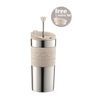 Travel Coffee Press Set 350ml SS / White