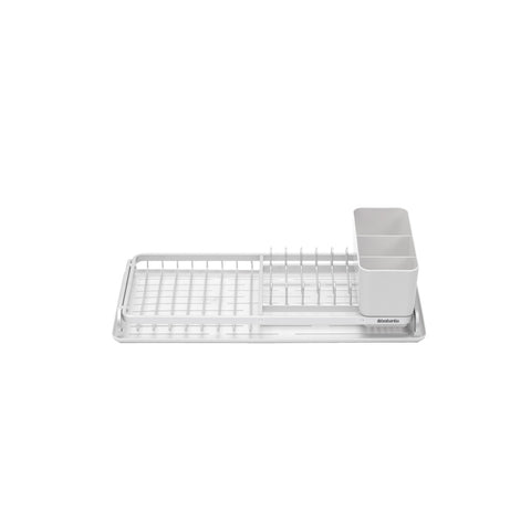 Compact Dish Drying Rack - Light Grey