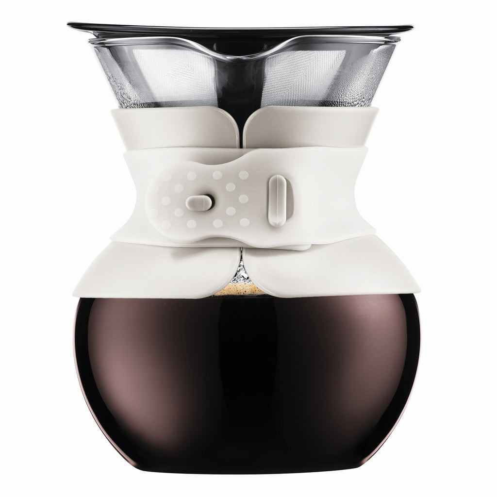 Pour Over Coffee Maker 500ml - White