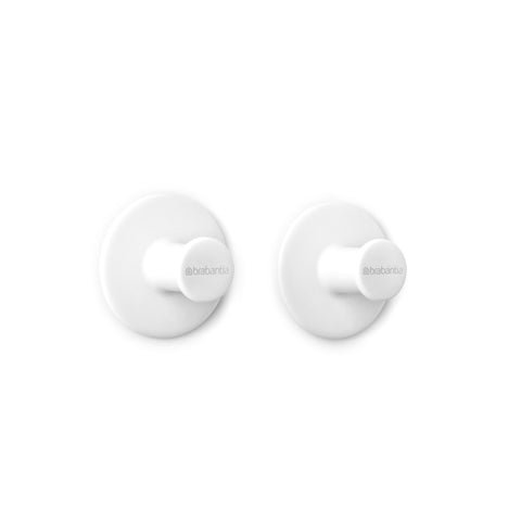 Towel Hook Set of 2 - White