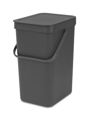 Sort & Go Waste Bin 12 litre - Grey