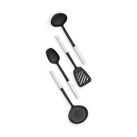 Profile Kitchen Utensils Set, Non-Stick - Matt Steel