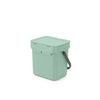 Sort & Go Waste Bin 3 litre - Jade Green