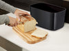 Bread Bin with Cutting Board Lid - Black