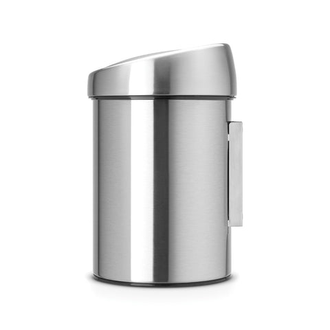 Touch Bin 3 litre - Matt Steel Fingerprint Proof