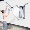 Wallfix - Fold away washing line (24m drying lines) with Steel protection/storage box