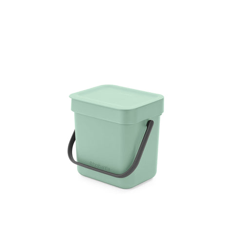 Sort & Go Waste Bin 3 litre - Jade Green