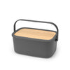 Nic Bread Bin - Dark Grey