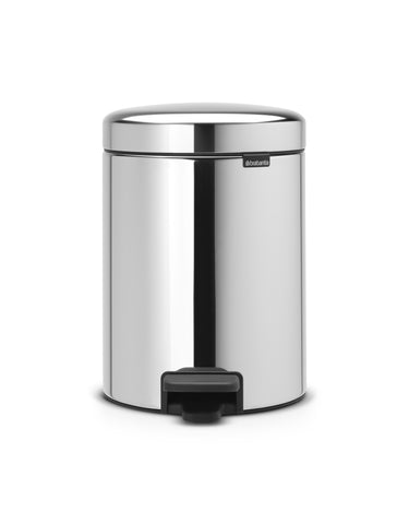 Pedal Bin NewIcon 5 Litre - Brilliant Steel