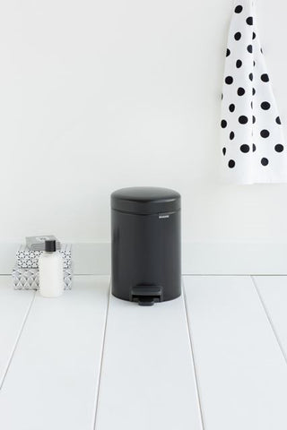 Pedal Bin NewIcon 3 Litre - Matt Black