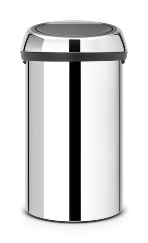 Touch Bin 60 Litre - Brilliant Steel