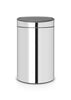 Touch Bin New 40 Litre - Brilliant Steel