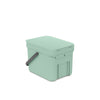 Sort & Go Waste Bin 6 litre - Jade Green