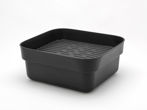 Washing Up Bowl with Drying Tray - Dark Grey