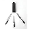 Tasty+ Drawer Knife Block with 3 Knives - Dark Grey