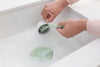 Dish Brush with Suction Cup Holder - Jade Green