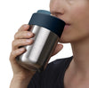 Sipp™ Steel Travel Mug with Hygienic Lid 340ml - Anthracite