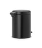 Pedal Bin NewIcon 5 Litre - Matt Black