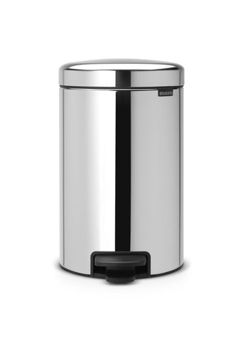 Pedal Bin NewIcon 12 Litre - Brilliant Steel