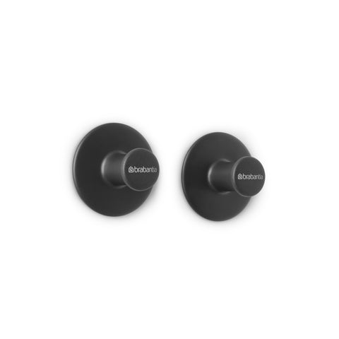 Towel Hook Set of 2 - Dark Grey