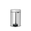 Pedal Bin NewIcon 3 Litre - Fingerprint Proof Matt Steel