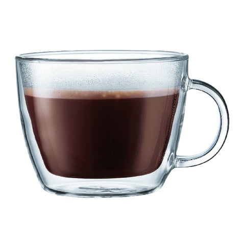 Bistro Double Wall Cafe Latte Mug 0.45L (2pc Set)