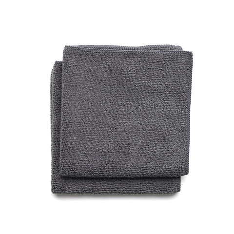 Microfiber Dish Cloths, Set 2 - Dark Grey