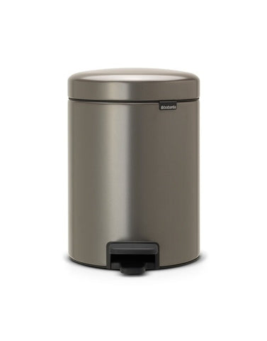 Pedal Bin NewIcon 5 Litre - Platinum