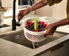 Spindola™ In-Sink Salad-Spinning Colander